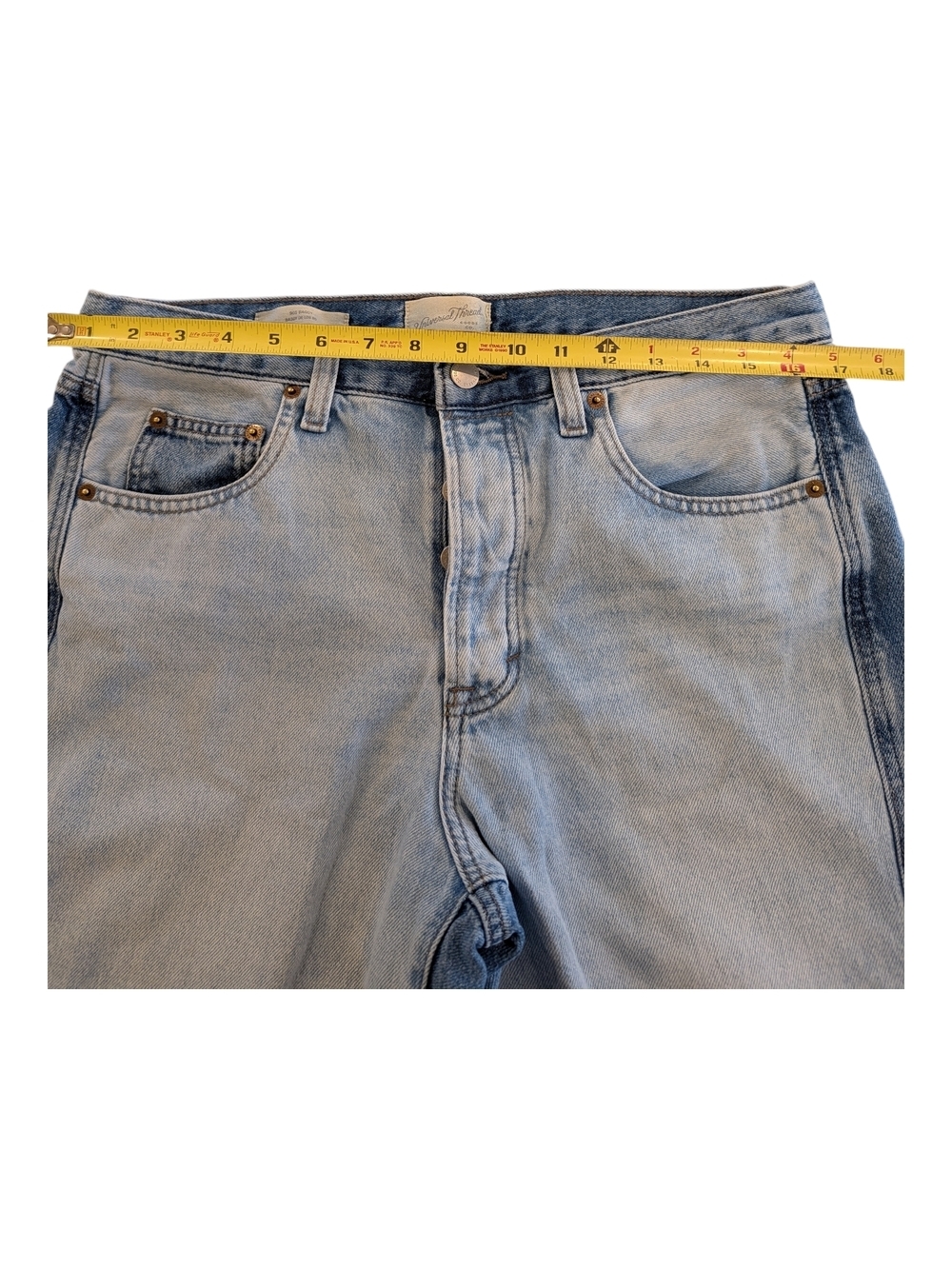 Universal Thread Two-Tone Denim Jeans — Navy & Light Blue - Picture 8 of 8
